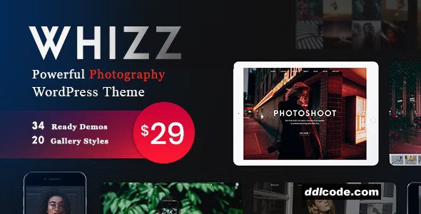 Whizz - Photography WordPress Theme