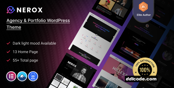 Nerox - Agency & Portfolio WordPress Theme