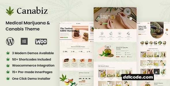 Canabiz - Marijuana WordPress Theme