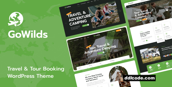Gowilds - Travel & Tour Booking WordPress Theme