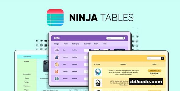 Ninja Tables Pro - WordPress DataTables Plugin