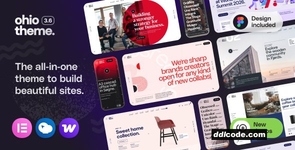 Ohio - Creative Elementor and WooCommerce WordPress Theme