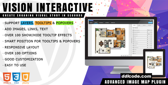 Vision - Interactive Image Map Builder for WordPress