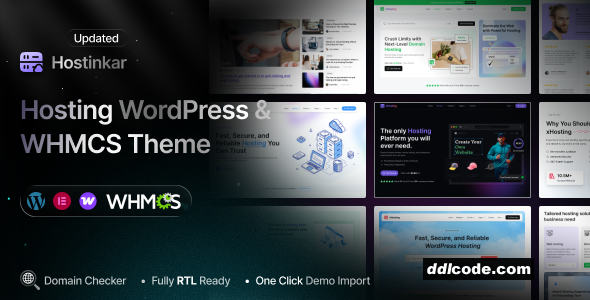 Hostinkar - Hosting WordPress & WHMCS Theme