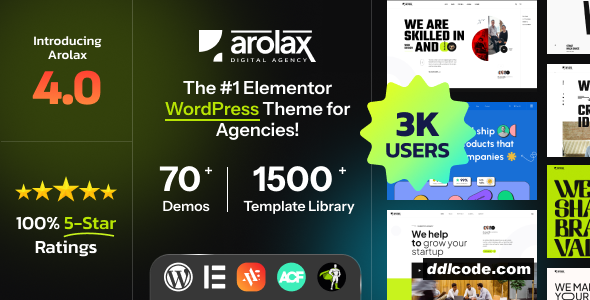 Arolax - Creative Digital Agency Theme