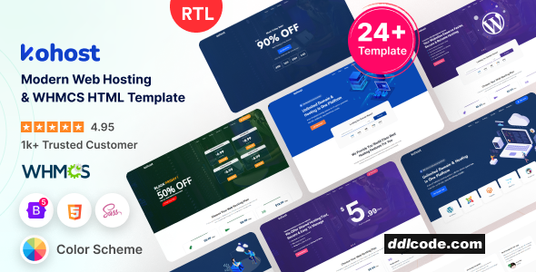 Kohost - Modern Web Hosting & WHMCS Template