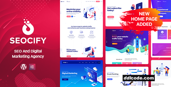 Seocify - SEO Digital Marketing Agency WordPress Theme