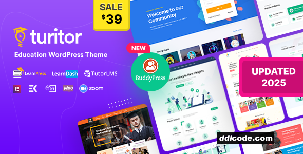 Turitor - Education WordPress Theme
