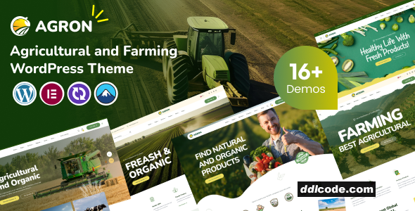 Agron - Agriculture & Organic Farm WordPress Theme