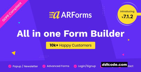 ARForms - Wordpress Contact Form Builder Plugin