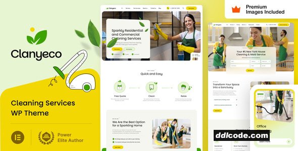 ClanyEco - Cleaning Service WordPress Theme