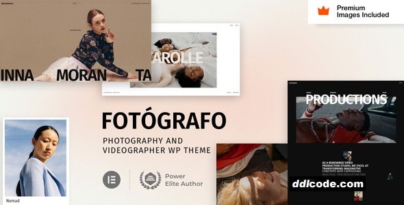 Fotógrafo - Photography Video Production WordPress Theme