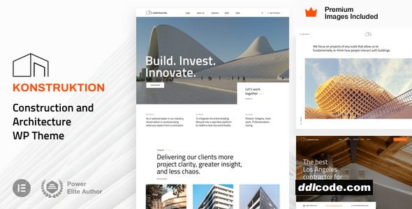 Konstruktion - Construction Company Theme