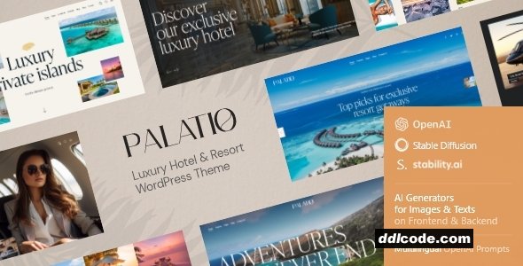 Palatio - Luxury Hotel & Resort WordPress Theme