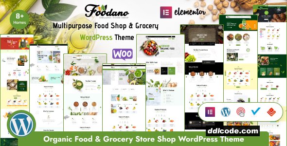 Foodano - Food Shop & Marketplace WordPress Theme