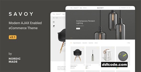 Savoy - Minimalist AJAX WooCommerce Theme