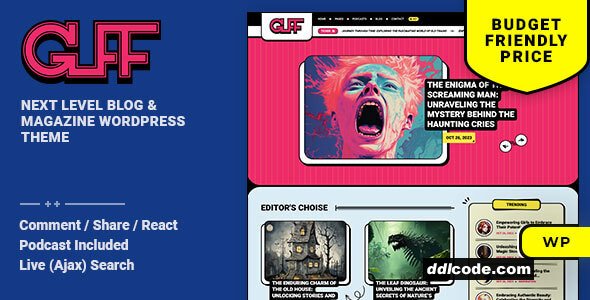 Guff - Personal Blog & Magazine WordPress Theme