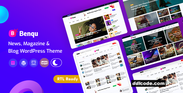 Benqu - Elementor NewsPaper & Magazine WordPress Theme