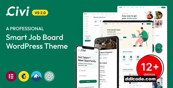 Civi - Job Board WordPress Theme