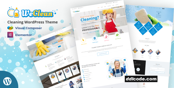We Clean - Cleaning WordPress