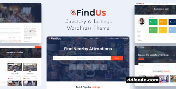 Findus - Directory Listing WordPress Theme