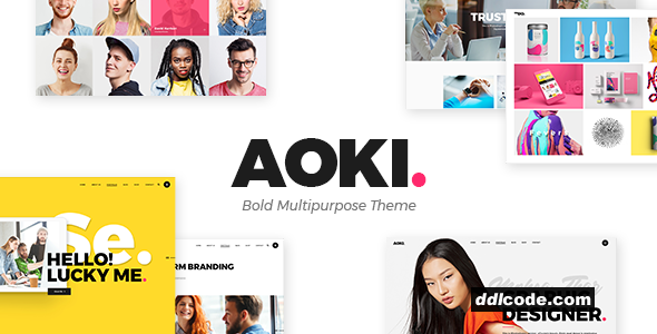 Aoki - Creative Design Agency WordPress Theme
