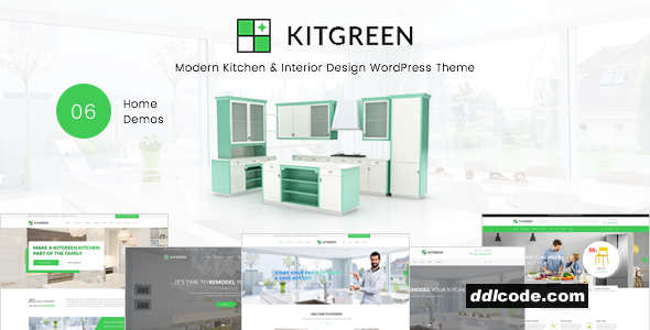 KitGreen - Interior and Kitchen Design WordPress Theme