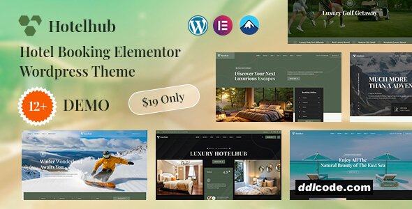 Hotelhub - Hotel Booking WordPress Theme