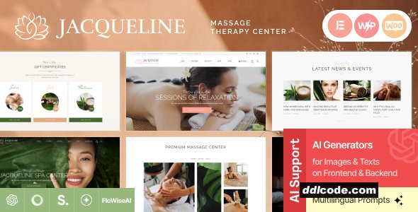 Jacqueline - Spa & Massage Salon Beauty Theme
