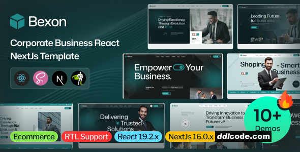 Bexon - Corporate Business React NextJs Template