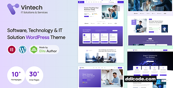 Vintech - Technology & IT Solutions WordPress Theme