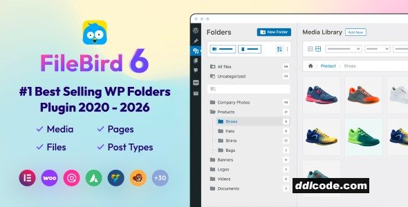 FileBird - WordPress Media Library Folders