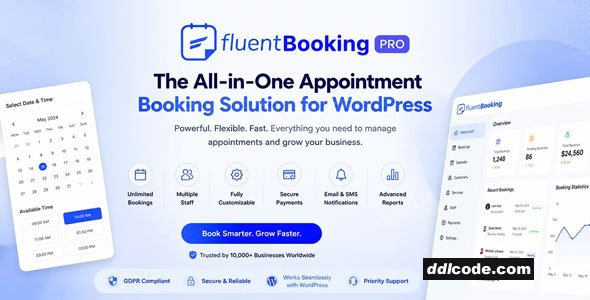Fluent Booking Pro - Appointment Booking Calendar Plugin for WordPress