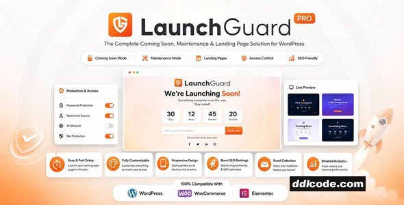 LaunchGuard Pro - Coming Soon & Maintenance Mode