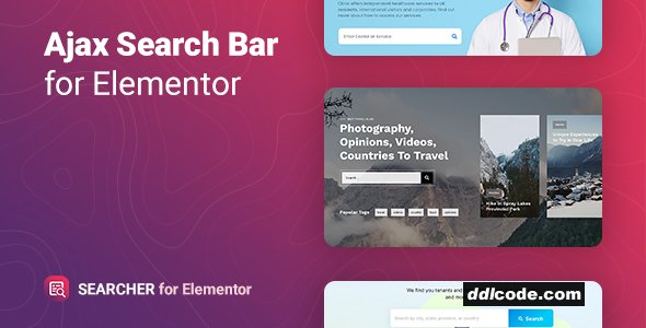 Searcher - Ajax Search for Elementor
