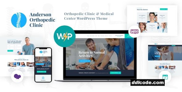 Anderson - Physical Therapy & Orthopedic Clinic WordPress Theme