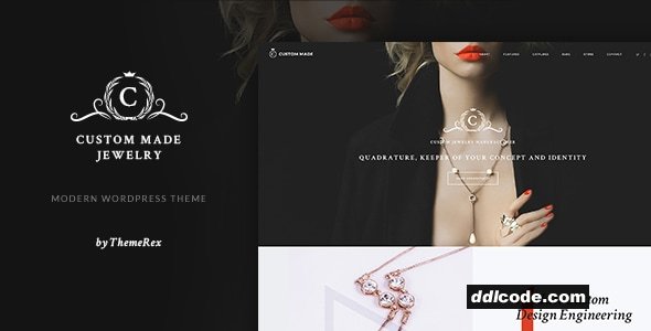 Custom Made - Jewelry Manufacturer and Store WordPress Theme