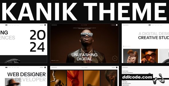 Kanik - Minimal Digital Agency WordPress Theme