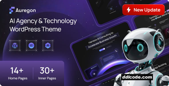 Auregon - AI Agency & Technology WordPress Theme