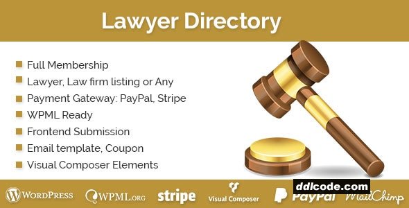 Lawyer Directory - WordPress Plugin
