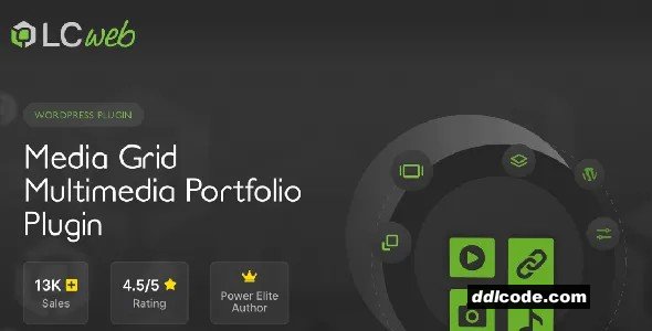 Media Grid - WordPress Responsive Portfolio