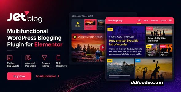 JetBlog - Blogging Package for Elementor