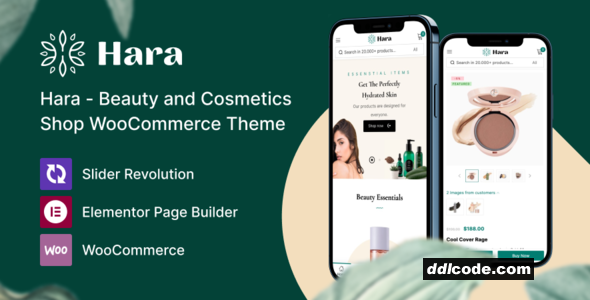 Hara - Beauty and Cosmetics Shop WooCommerce Theme