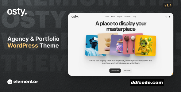 Osty - Creative Agency and Portfolio Theme