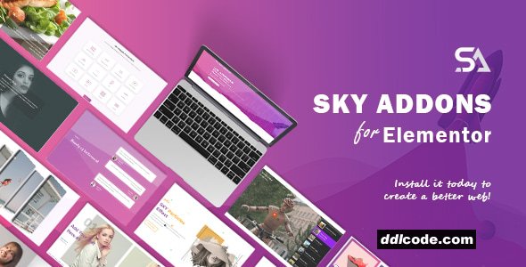 Sky Addons - Elementor Addons for WordPress with Theme Builder, Templates, Blocks & Widgets
