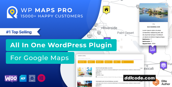 WP MAPS PRO - WordPress Plugin for Google Maps