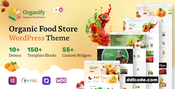 Organify - Organic Food Products WordPress Theme