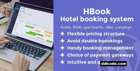 HBook - Hotel booking system - WordPress Plugin