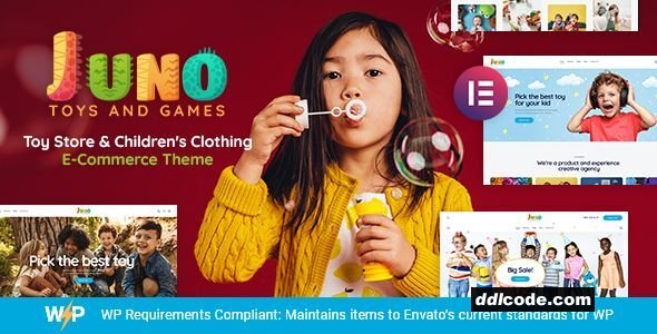 Juno - Kids Toys & Games Store WordPress Theme