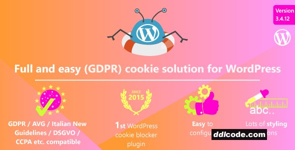 WeePie Cookie Allow - Easy & Complete Cookie Consent